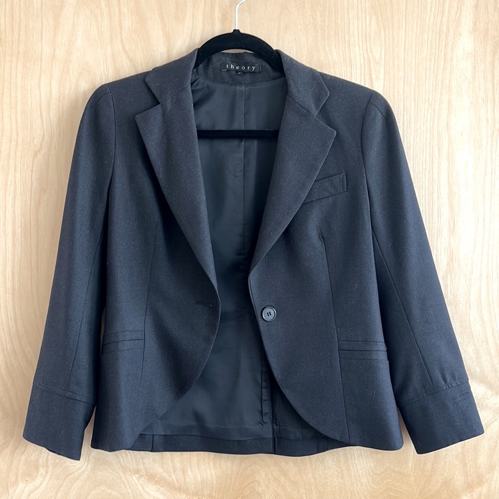 Theory Dark Grey Blazer